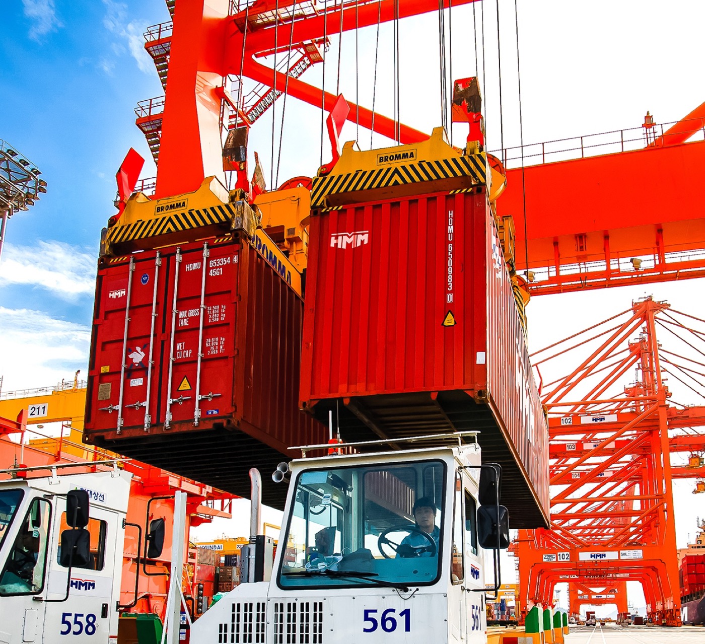 Eigener Container (SOC) – Gestellung und Umschlag per Kran im Hafen